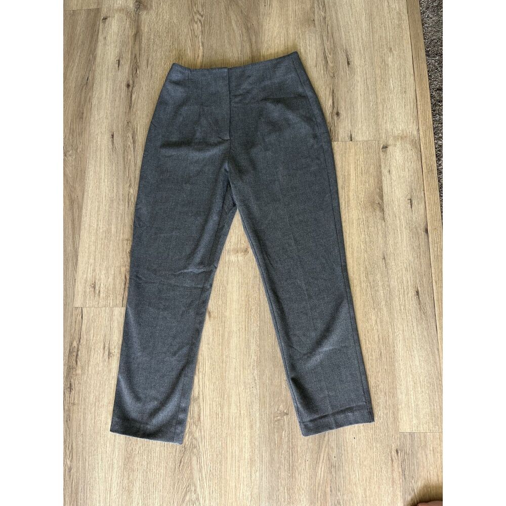 Abercrombie and Fitch Women's Gray High Rise Tailored Trousers Size 26S